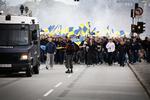 KANONSLAG. 19 fodboldfans er blevet anholdt før kampen mellem FCK og Brøndby i Parken. 