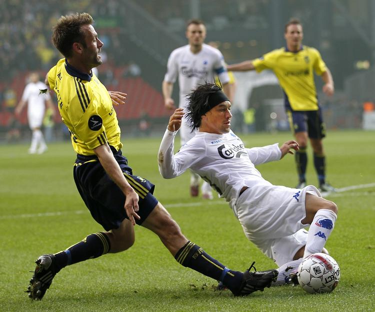 Hit. Christian Bolanos var den altoverskyggende spiller på FCK-holdet mod Brøndby. 