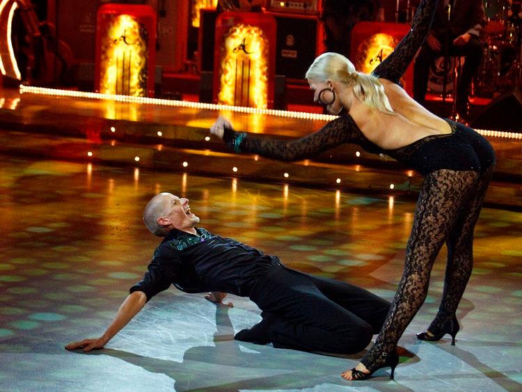 VMD. Michael Rasmussen og Mie Moltke giver den gas under fredagens show. 