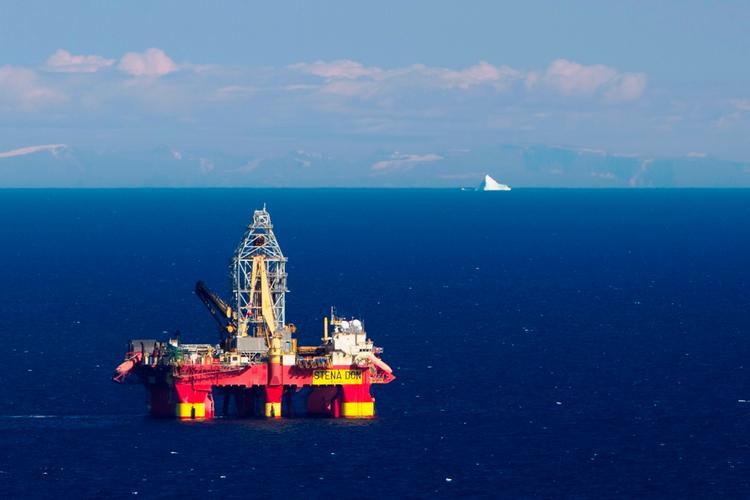 Cairn Energy's Stena Don rig off Greenland, which has found gas and indications of what it calls a 'working hydrocarbon system'. 