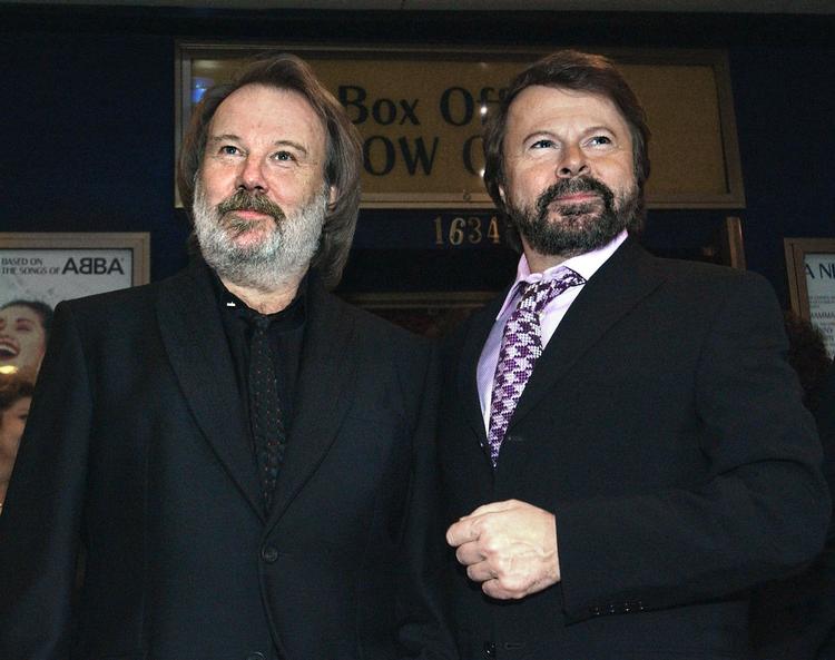 nejtak. Man må ikke bruge Abbas musik politisk, siger Björn Ulvaeus (th), der her står ved siden af den anden mand i bandet, Benny Andersson. 