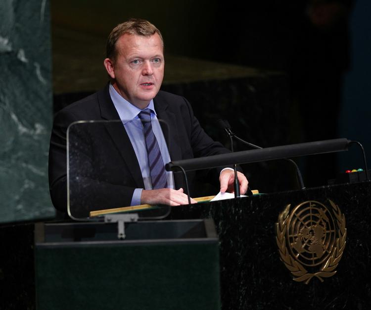 Tale. »Lighed og lige rettigheder for kvinder er en vital motor for økonomisk og social udvikling«, sagde Lars Løkke Rasmussen. 
