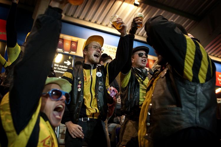 Hurra. FC Nordvests tilhængere jublede i 2008 hele vejen til pokalsemifinalerne mod FC København. Det længeste et hold uden for divisionerne er nået i turneringen. Arkivfoto. 