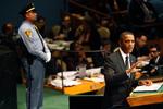 Travlhed. I går talte Barack Obama til FN's fattigdomstopmøde. I dag gælder det situationen i Mellemøsten. 