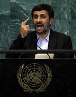 Farvel. De er ikke super gode venner, amerikanerne og Ahmadinejad. I dag fik sidstnævnte hele den amerikanske delegation til at udvandre fra et møde i FN i New York. 