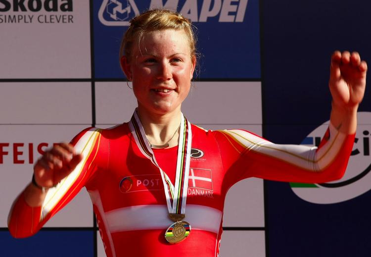 nationalitetsskifte. Her vinder Linda Villumsen bronze som dansker. I dag vandt hun for sit nye fædreland. Arkivfoto. 
