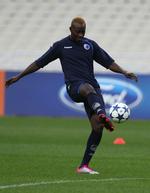 angriber. Dame N'Doye skal sørge for FCK's mål i Athen. 