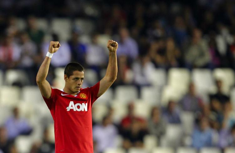 Nyindkøb. Mexicaneren Javier Hernandez blev matchvinder for United i Spanien. 