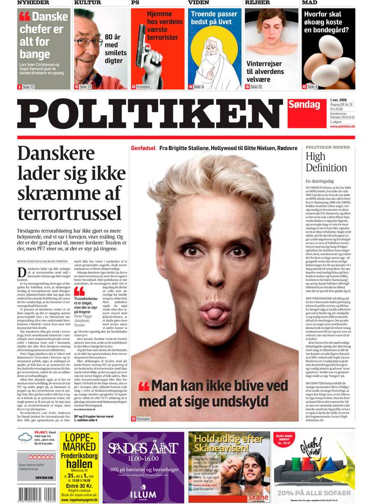 Priser. Den papirbårne udgave af Politiken vandt en bronzemedalje i kategorien 'overall design', da der blev uddelt nordiske design-udmærkelser i Oslo torsdag aften. 