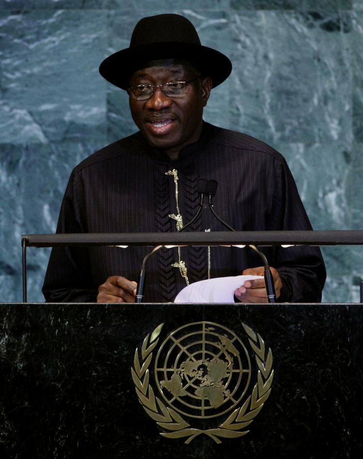 Præsident Goodluck Jonathan kan ånde lettet op, efter at de femten skolebørn er blevet frigivet. 