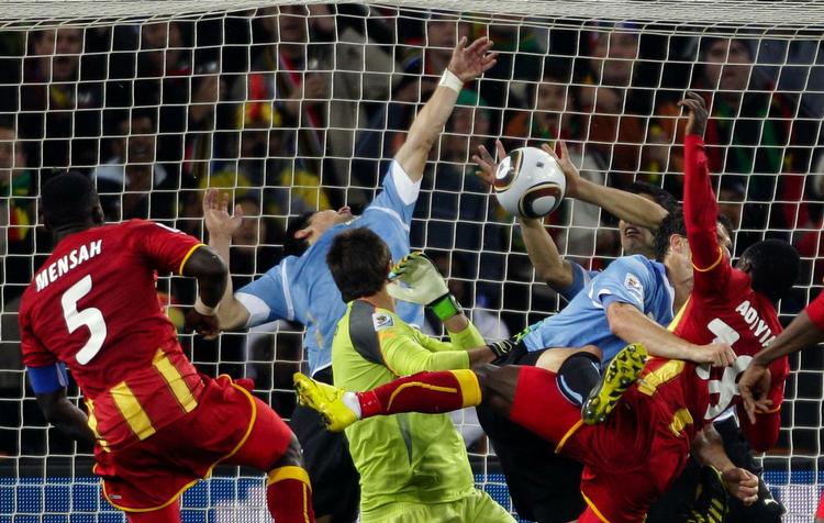 VM. Luis Suarez i aktion mod Ghana i sommer. 