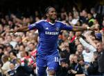 Måltyv. Didier Drogba var manden bag Chelseas første scoring. 