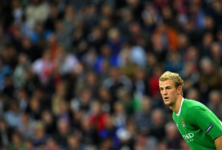 grundstammen. Manchester Citys målmand Joe Hart er blevet førstevalg på det engelske landshold, hvor landstræneren nu vil bygge holdet op omkring en stamme af City-spillere. Arkivfoto. 