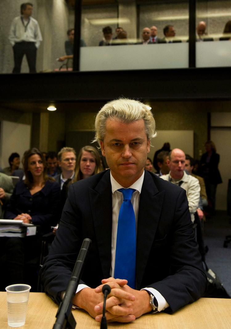 Forklaring. »Efter min mening er en retfærdig rettergang ikke længere mulig«, lød forklaringen fra Wilders i byretten i Amsterdam. 