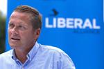 Glad. Anders Samuelsen mener, at Liberal Alliance nu fremstår som en klarere politisk mulighed for de borgerlige vælgere end de konservative. 