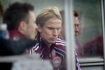 Optakt. Landsholdet med anfører Christian Poulsen i spidsen er samlet i Helsingør op til kval-kampene. 