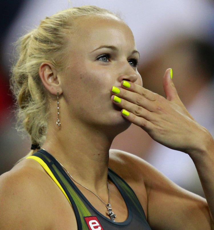 Verdensetter. Caroline Wozniacki var glad og overvældet, efter det stod klart, at hun ligger nummer et i verden. 