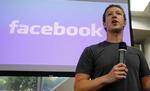 Facebook-chefen Mark Zuckerberg, da han præsenterede det nye Facebook. 