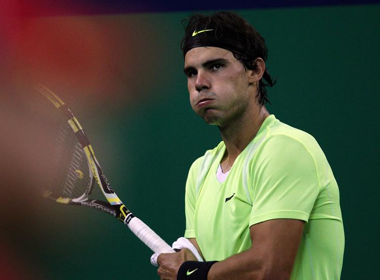 ude. Rafael Nadal røg hurtigt ud af China Open, hvor spanieren ellers var regnet som storfavorit. 