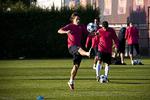 Stortalent. 20-årige Bojan Krkic Perez var kun lige fyldt 17, da han fik debut for Barcelona. I baggrunden ses en af de etablerede stjerner, verdensmestren Pedro Rodriguez. 