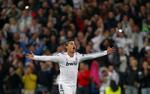 Happyfeet. Ronaldo scorede Madrids første mål på frispark. Det kunne han godt lide. 