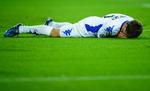 nedtur. Barcelonas stjerner fik Jesper Grønkjær til at bide i græsset. 