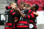 comeback. Ken Ilsø scorede to mål, og så troede FC Midtjylland, at kampen var afgjort. Men Esbjerg vendte tilbage fra graven. 