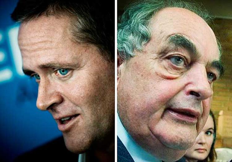 Ens. Stilen er det eneste, der adskiller Anders Samuelsen og Mogens Glistrup - politikken er den samme, mener debattør. Illustration: Joachim Adrian og Ole Steen. 