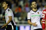 Nederlag. Valencias spillere måtte skuffende se sig besejret af Mallorca på eget græs. 