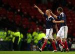 derby. Kenny Miller scorede to mål for Glasgow Rangers i det hadefulde lokalopgør med religiøse undertoner mod rivalerne fra Celtic. Arkivfoto. 