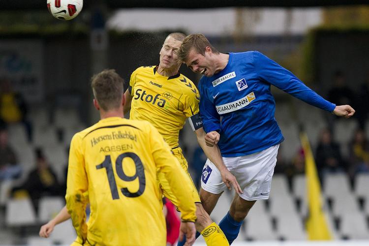 fight. Defensive Horsens snød Lyngsby mere fredadrettede hold i kampen i Lyngby. 
