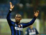 målhelt. Samuel Eto'o agerede redningsmand for Inter i kampen mod Sampdoria. 