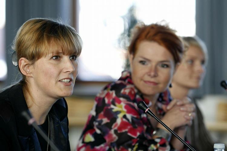 Trio. Tre af ministrene ved fremlæggelsen af regeringens ghettoplan: Socialminister Bendikte Kiær (K), beskæftigelses Inger Støjberg (V) og undervisningsminister Tina Nedergaard (V). 