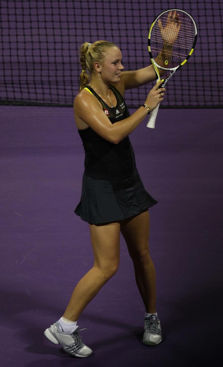 våben. Wozniacki spiller formentlig med en ny ketsjer i 2011. 