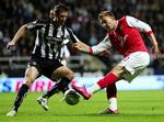 Mål. Nicklas Bendtner scorede i søndags mod Mancheter City og i aftes mod Newcastle. 