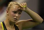 hovedbrud. Caroline Wozniacki møder italieneren Schiavone  torsdag omkring kl. 18. 