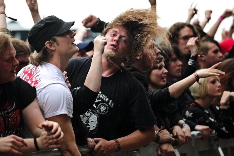 Heavymetal. Refshaleøen er blevet indtaget af Københavns første heavy metal-festival, Copenhell. 