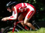 Banemand. Rasmus Quaade i aktion på landevejen under VM i 2009. Arkivfoto. 