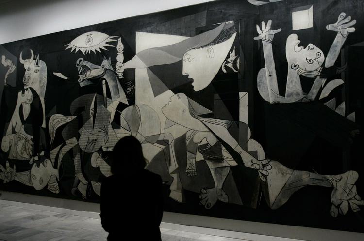 Picassofilm. Picassos berømte maleri Guernica (billedet) skal nu filmatiseres. Den kunstuddannede engelske filminstruktør Peter Greenaway er manden bag projektet. 