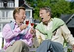 Fritz og Poul elsker at sidde i solen og drikke drinks og sludre med hinanden om alt og intet på samme tid. 