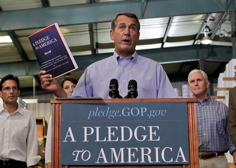 Sejrherre. Den nye flertalsleder i Repræsentanternes Hus hedder John Boehner og kommer fra Ohio. 