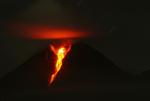 Vulkanen Merapi i Indonesien, der betegnes som landets farligste, spytter stadig lava. 