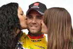 dopet. Der bliver ikke mulighed for at opleve kysseseancer efter cykel-sejre for Alejandro Valverde igen før 2012. Arkivfoto. 