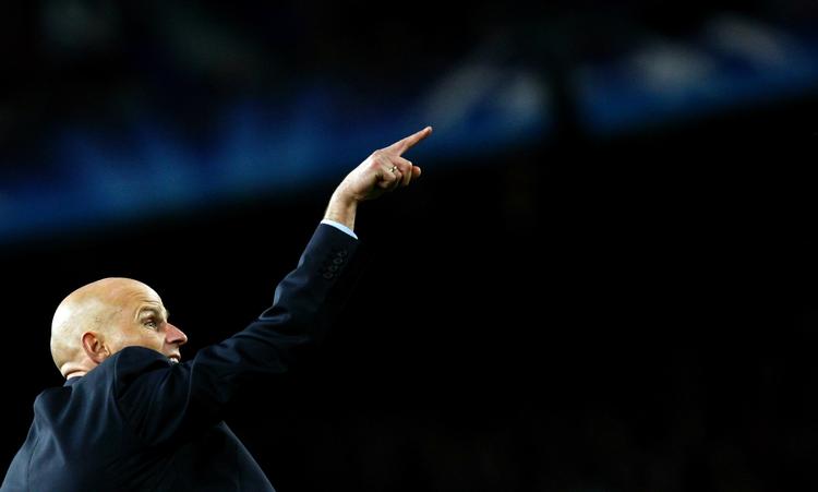 storklubsdrømme. 'The only way is up' for Ståle Solbakken, der har fået stor ros for sin succes med FCK i Champions League. Arkivfoto. 