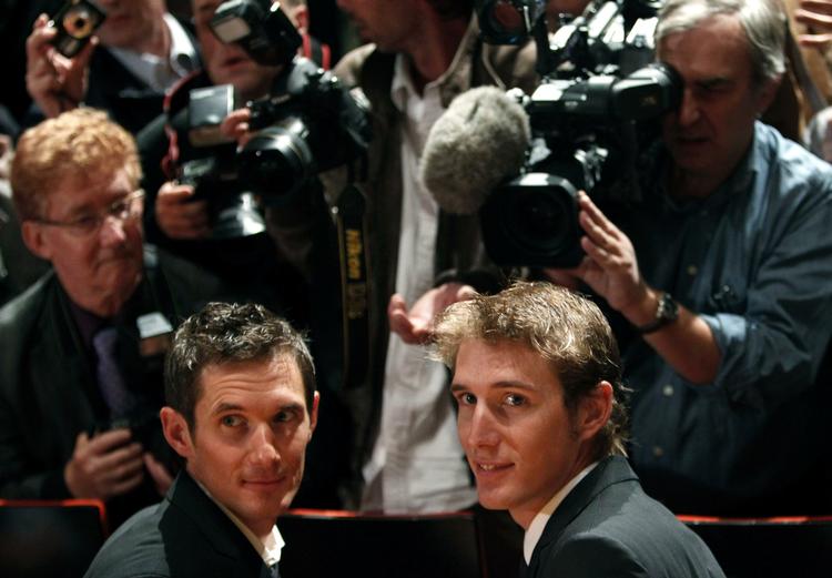 Aftale. Schleck-brødrene har skrevet kontrakt for fire år. Arkivfoto 