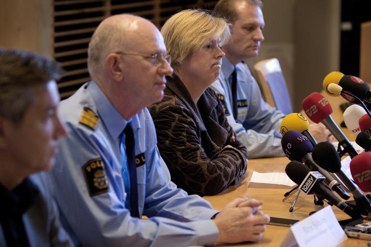 Svensk politi orienterede om gennembruddet i sagen om skyderierne i Malmø på et velbesøgt pressemøde. 