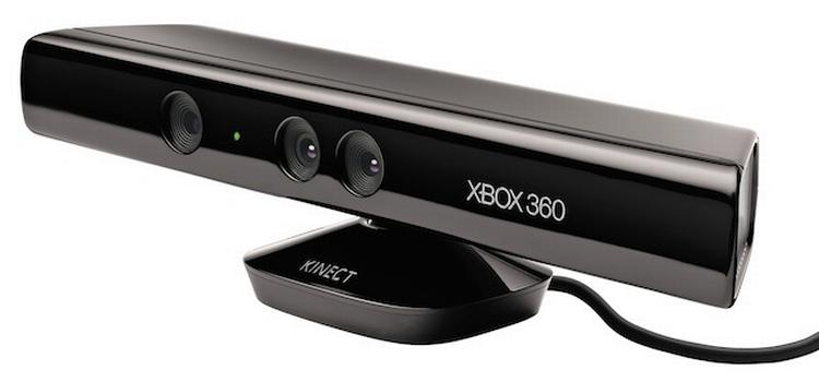 Kinect er dette aflange kamera, der sættes i bunden eller toppen af fladskærmen. Her efter kan det "se" spillerne og overføre deres bevægelser til spillene. 