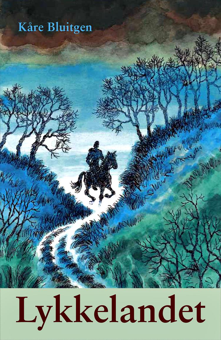 Dåd. Kåre Bluitgen skriver blodigt, næsten kvalmende om Niels Ebbesens 'dåd' i 'Lykkelandet'.  Tegning: Palle Bregnhøi 