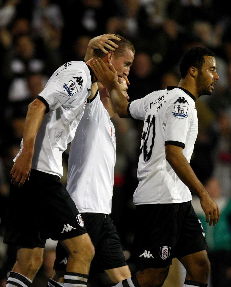 målscorer. Brede Hangeland har udover de defensive kvaliteter også næse for mål efter dødbolde. Her har han scoret med hovedet for en uge siden for Fulham. 