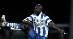 kamphane. Demba-Nyrén (billedet) og  holdkammeraten Traoré gik lidt for hårdt til den tidligere i dag. 